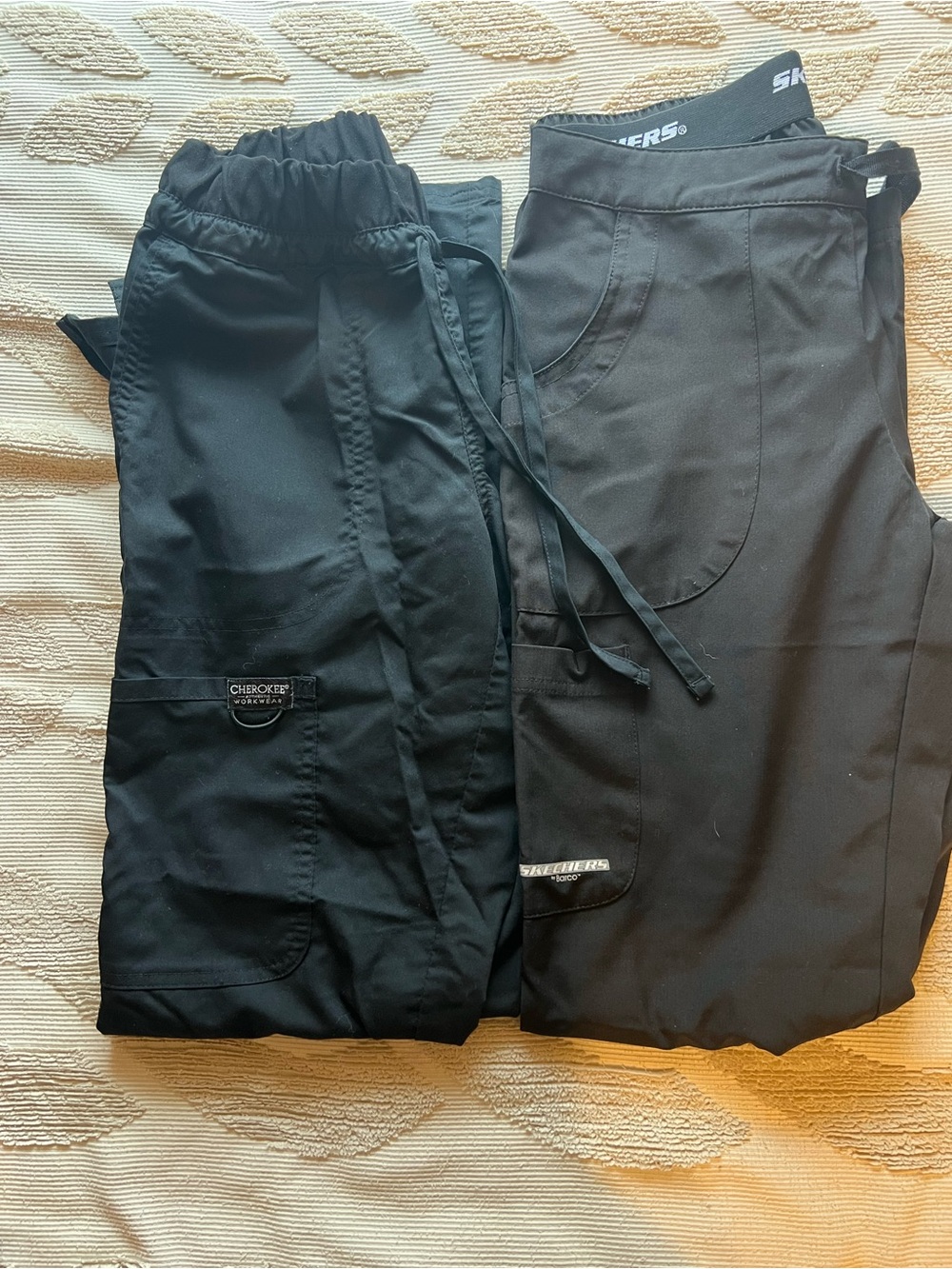 Women Cherokee/Skechers Work Scrub Pants - Elastic Waist & Utility Pockets